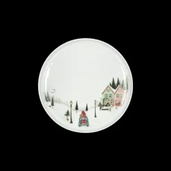 Vinter Toulouse Tallerken flad lige kant