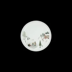 Vinter Toulouse Tallerken flad lige kant