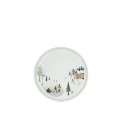 Vinter Toulouse Tallerken flad lige kant