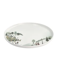 Vinter Toulouse Tallerken flad lige kant